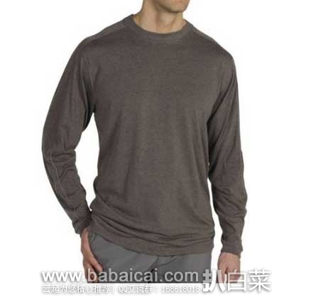 ExOfficio Exo Dri Crew 男士速干防晒T恤 原价$50，现5.8折售价$29.25
