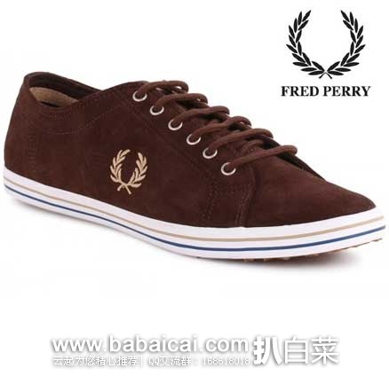 Fred Perry 男士绒面运动休闲板鞋 原价0,现4.6折售价.67