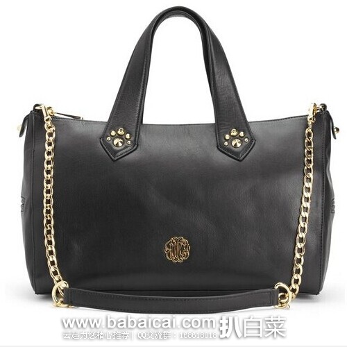 Juicy Couture:橘滋官网 HOLLYWOOD真皮女士手提包原价8 现5折特价9 用码后再5折.5