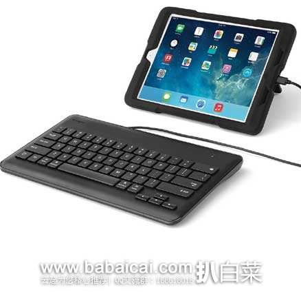 Kensington 肯辛顿 完美适配iPad的有线键盘 原价$54.99，现秒杀价$29.99