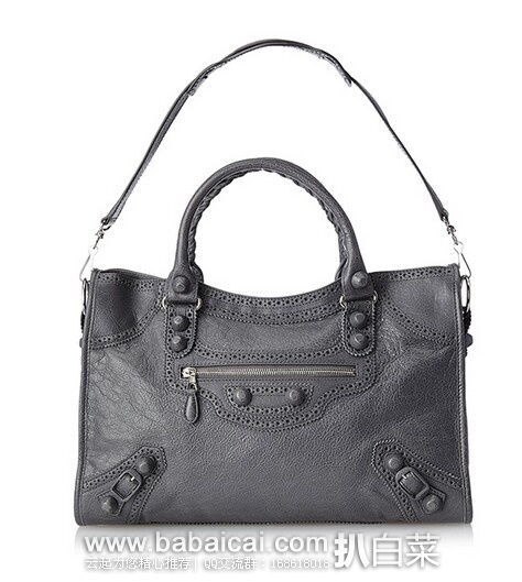 Myhabit：永不没落的经典IT BAG！Balenciaga巴黎世家 City 城市系列 特别蕾丝款 机车包 历史超低价$1589