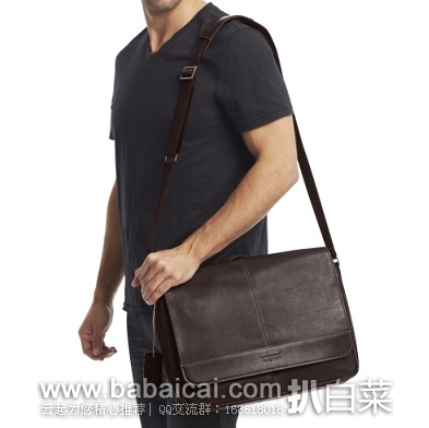 畅销人气款 Kenneth Cole 15寸真皮男士公文包原价0,现.99