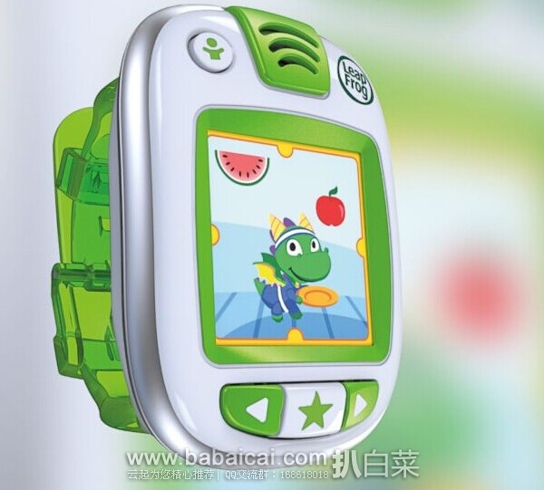 白菜！LeapFrog LeapBand 儿童智能手表/手环原价$40 现历史新低$19.99 直邮无税 运费仅$3.31