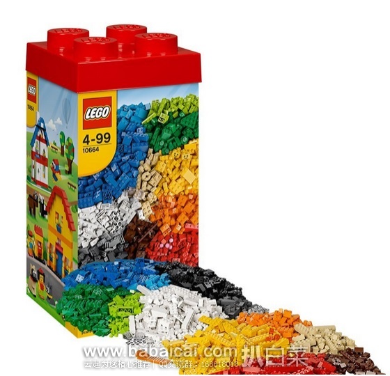 亚马逊中国：LEGO 乐高 10664基础创意拼砌系列 创意塔1600粒￥499-70=￥429