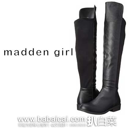 6PM: 经典秋冬款 Madden Girl Ciindy 女士过膝靴 5050替代款 原价$79.95，现降价至$31.98