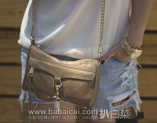 Rebecca Minkoff 瑞贝卡明可弗经典mini mac单肩包原价5 现4.31 公码8折.45