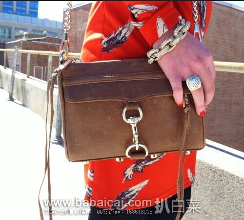 Rebecca Minkoff 瑞贝卡明可弗经典mini mac单肩包原价5 现4.31 公码8折.45