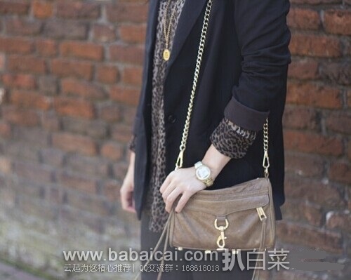 Rebecca Minkoff 瑞贝卡明可弗经典mini mac单肩包原价5 现4.31 公码8折.45