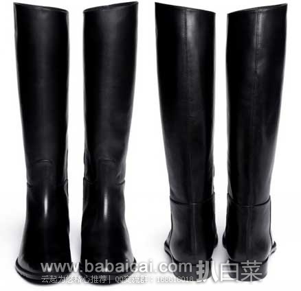 Stuart Weitzman 斯图尔特·韦茨曼 女士全皮16英寸马靴 原价5,现4.6折售价0.11