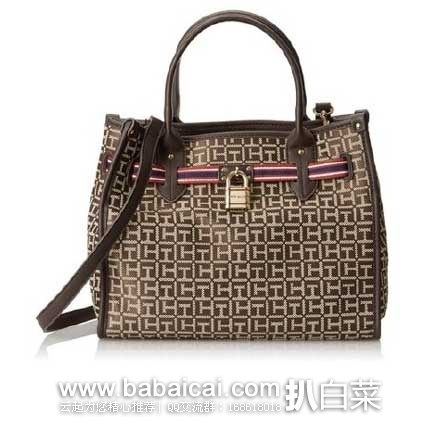 TOMMY HILFIGER 汤米希尔费格 女士 锁头帆布包(原价8,现售价.6),公码8折后实付.28