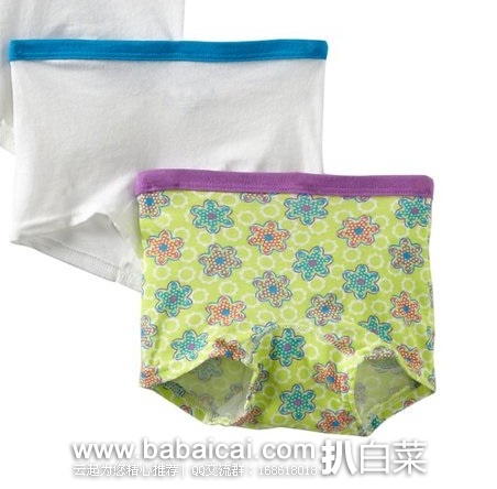 Fruit of the Loom 鲜果布衣少女100%纯棉平角内裤*11条装历史低价.47