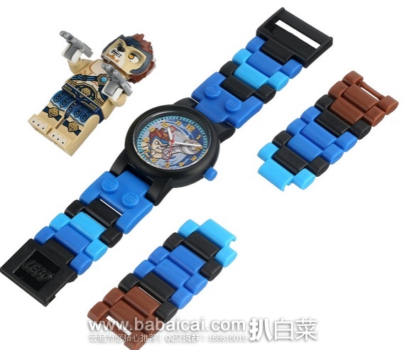 英国亚马逊：LEGO 乐高 Chima系列 儿童手表套装 原价£20，现新低£10.55，直邮无税到手￥118