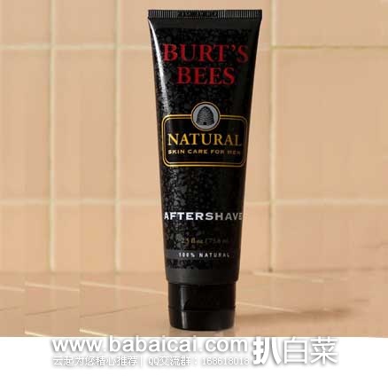 Burt’s Bees 小蜜蜂 100％纯天然 男士须后润肤露  73.8ml*3支 原价$24，现$16.25，S&S后$15.44
