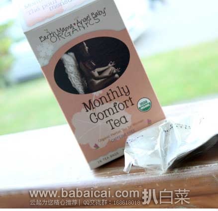 Earth Mama 地球妈妈 Angel Baby 地球妈妈 天然有机经期调理茶3*16包 原价$17.91，现5.8折售价$10.47