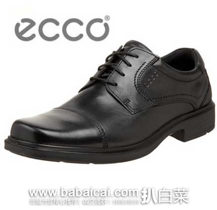 ECCO 爱步 赫尔辛基 男士 舒适高端正装鞋(原价$139.95，现$101.99)，公码8折后实付$81.59