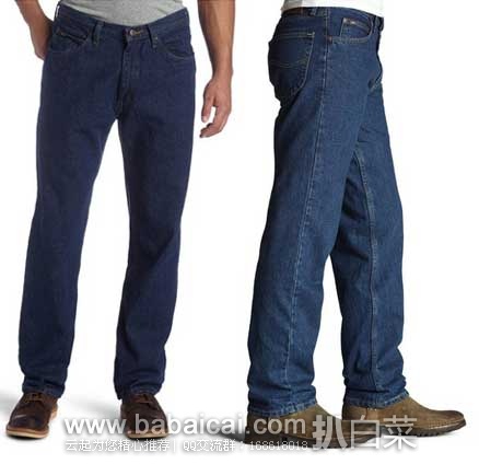 LEE 李牌 男士 宽松剪裁纯棉牛仔裤 原价,现3.4折售价.99