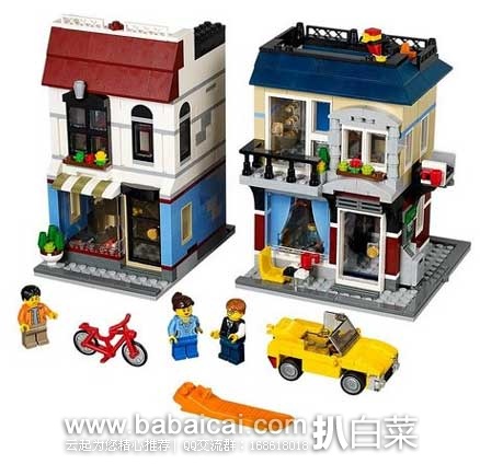 日本亚马逊：LEGO 乐高 创意百变系列 31026 单车店与咖啡厅 现售价：5792日元（约￥304）
