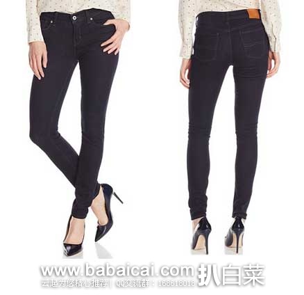 Lucky Brand Brooke女士 修身中腰牛仔裤(原价,现2.6折.39),公码8折后实付.11,直邮无税,运费.11