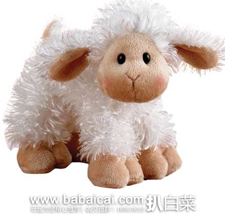 Webkinz Lamb 呆萌小绵羊毛绒玩具 原价$10，现特价$5.57，直邮无税，运费$3.95