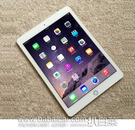 Ebay:Apple苹果 iPad Air 2  Retina WiFi版 （128GB） 现特价$599.99