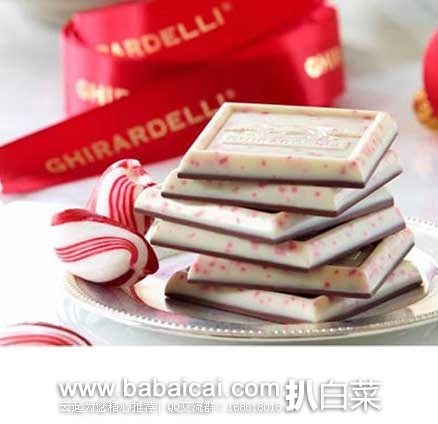亚马逊中国：来自美国的 Ghirardelli 吉尔德利 薄荷白巧克力 200.6g 原价￥116，现3折售价￥35.9