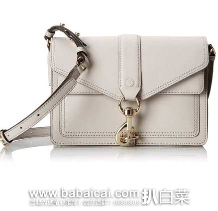 Rebecca Minkoff 瑞贝卡·明可弗 十字纹牛皮单肩女包(原价5,现6.7折8),公码75折后实付3.5