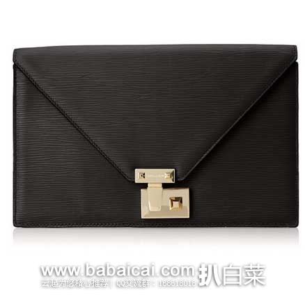 Rebecca Minkoff 瑞贝卡·明可弗 女士真皮单肩信封包 原价5,现4.6折售价2.85