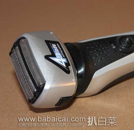 Panasonic 松下 ES-RF31-S 4刀头干/湿两用电动剃须刀 原价9.99,现3.3折售价.99