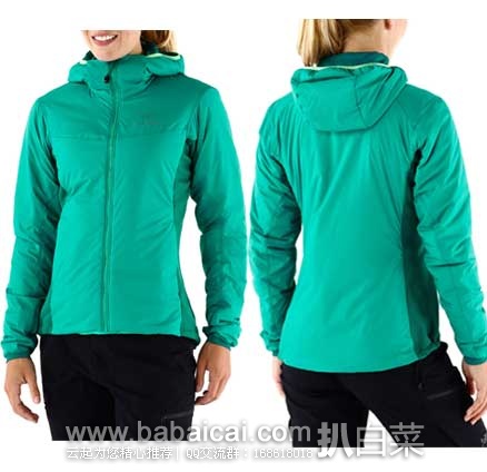 REI：Arc’teryx 始祖鸟 Atom LT 女士 轻量级带帽保暖棉衣 现售价$113.83