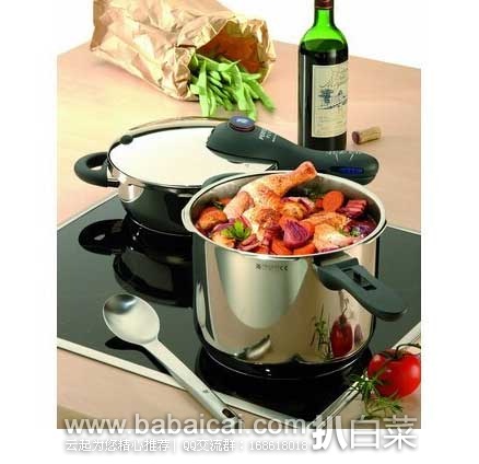 WMF 福腾宝 Perfect Plus 完美加不锈钢压力锅3件套 原价$360，现5.9折售价$215.75，近期好价