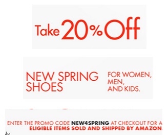 Amazon：最新 鞋包无门槛8折优惠码来了，你闻到春的气息了吗？