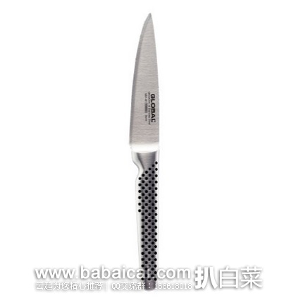 具良冶Global GSF-49 11cm超锋利日式高级不锈钢厨刀原价$56，现新低$39.59，直邮无税，运费仅$2.79