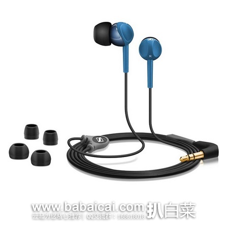 Sennheiser 森海塞尔 CX 215入耳耳机 原价$40，现历史新低$19.86，直邮无税，运费仅$2.36