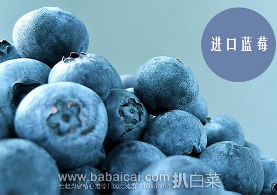 沱沱工社：智利进口蓝莓 125g*3盒仅￥19.9