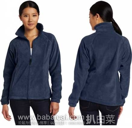 销量第一，Columbia 哥伦比亚 Benton Springs 女式抓绒外套（原价$60，现3.9折$23.22），公码8折后实付$18.58