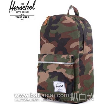 Herschel Supply Co. 休闲款时尚双肩背包(原价,现7.5折.74),公码7.5折后实付.55,