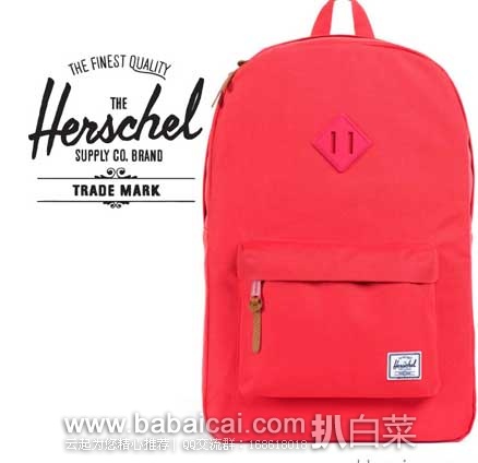 Herschel Supply Co. Heritage 双肩背包 原价,现6.4折售价.99
