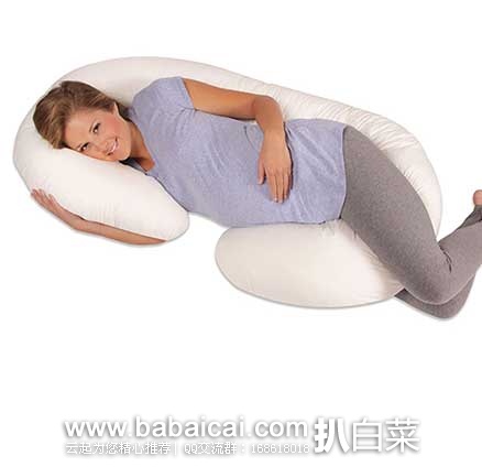 销量第一!Leachco Total Body Pillow孕妇枕头 原价$57.95，现8.4折售价$49.26