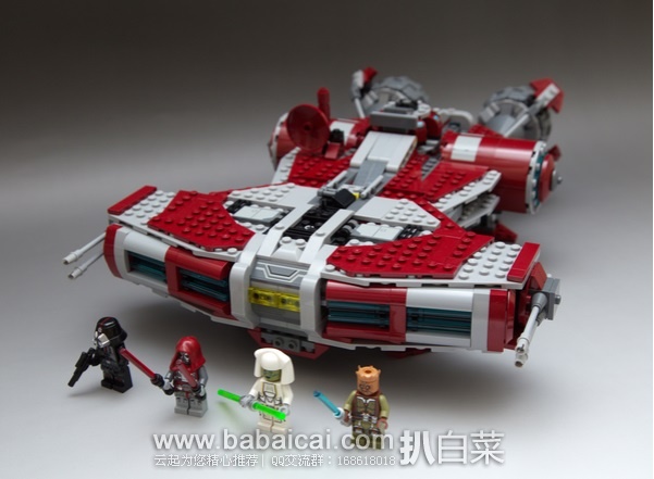 ebay：LEGO乐高 75025 Star Wars星战系列 绝地护卫巡洋舰原价495，现新低$59.98