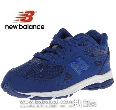 New Balance 新百伦KJ990 幼儿版 总统运动鞋原价$44，现$24.87，公码8折$19.89