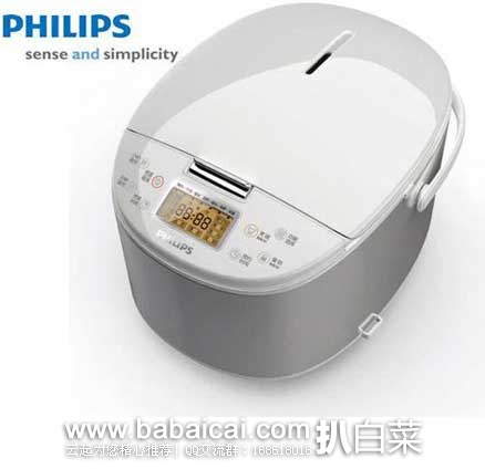 苏宁易购：Philips 飞利浦 灵感系列 5L电饭煲（原价¥1411，现售价￥378），激活优惠券后实付￥348包邮！