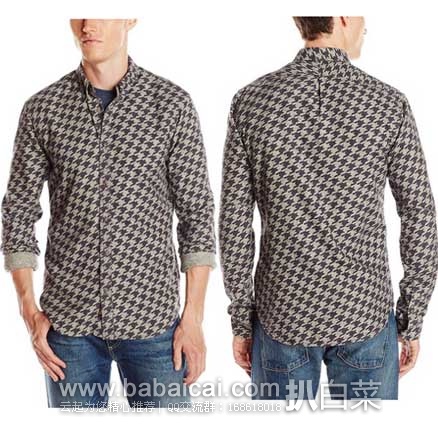 Scotch & Soda 苏格兰苏打 男式千鸟格纹纯棉衬衫 原价$149，现2折售价$30.12