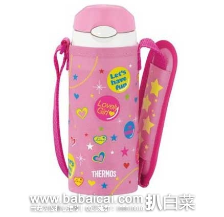 日本亚马逊:THERMOS 膳魔师 真空断热保温杯 儿童吸管杯 FFI-400F P(0.36L) 现售价:2009日元(约¥104)