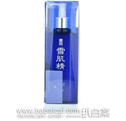 日本亚马逊：经典人气日本药妆品牌，雪肌精化妆水500ml 现售价：6400日元（约￥335元）