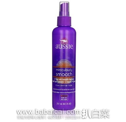 Aussie 12小时防潮发胶251ml*3瓶(原价$17.97，现5.2折$9.27)，优惠券折后实付$6.27