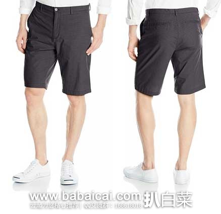 Calvin Klein 男士Micro 纯棉休闲格纹短裤(原价$69.5，现4.4折$30.99)，公码8折后实付$24.79