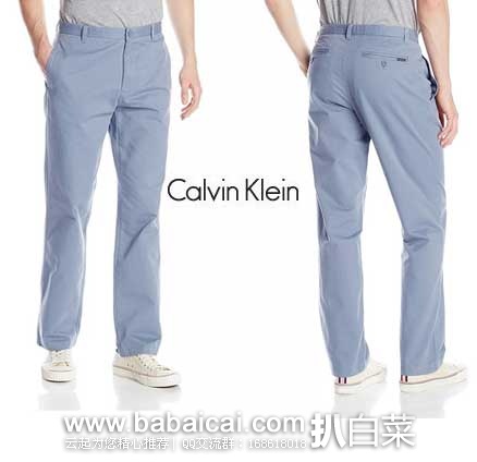 Calvin Klein 卡尔文.克莱恩 Basic Twill 男士休闲裤(原价$58，现6.2折$35.99),公码8折后实付$28.79
