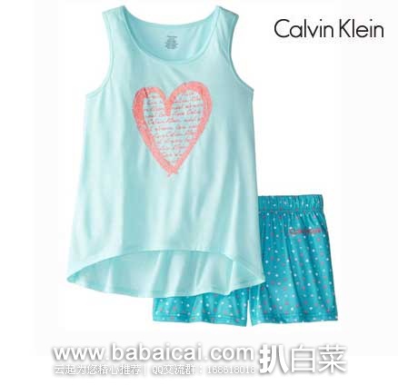 清凉夏装,折扣低至4折!推荐多款精选的Calvin Klein卡文克莱女孩童装!