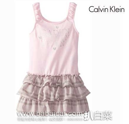 清凉夏装,折扣低至4折!推荐多款精选的Calvin Klein卡文克莱女孩童装!