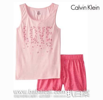 清凉夏装,折扣低至4折!推荐多款精选的Calvin Klein卡文克莱女孩童装!